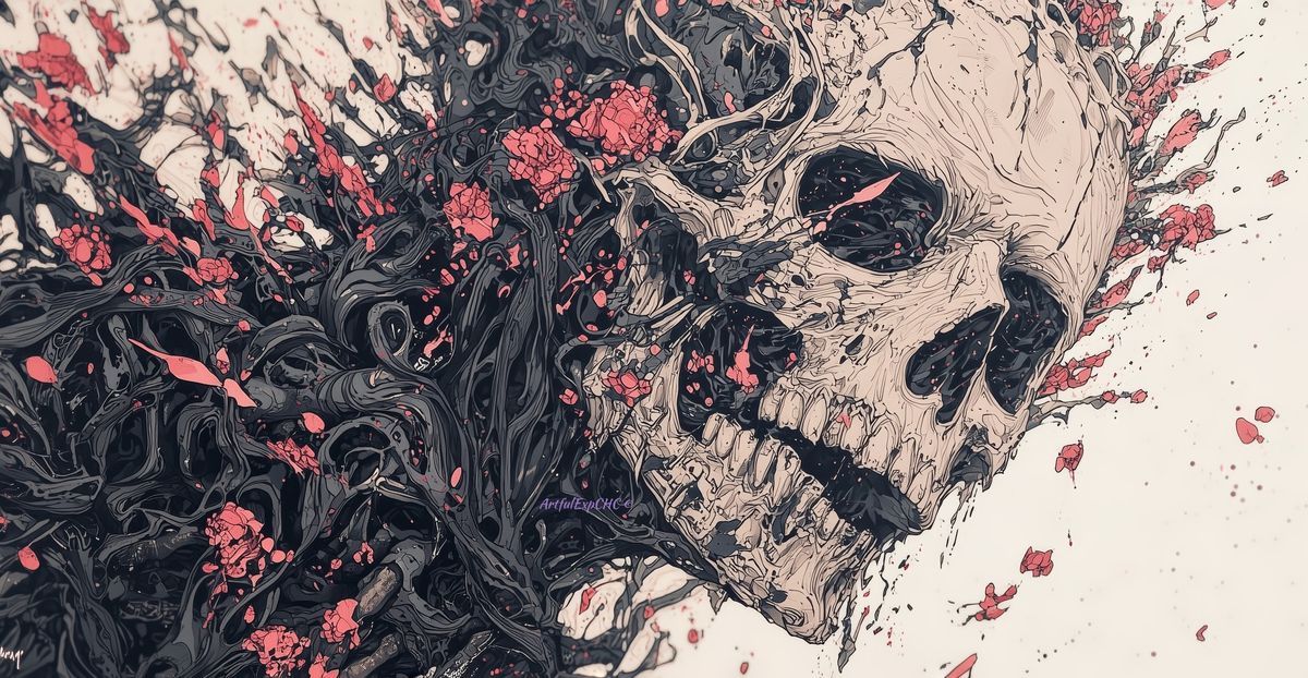 Silhouette beneath a starry sky reflecting on mortality and hope